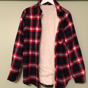 Flannel w/ Sherpa inside